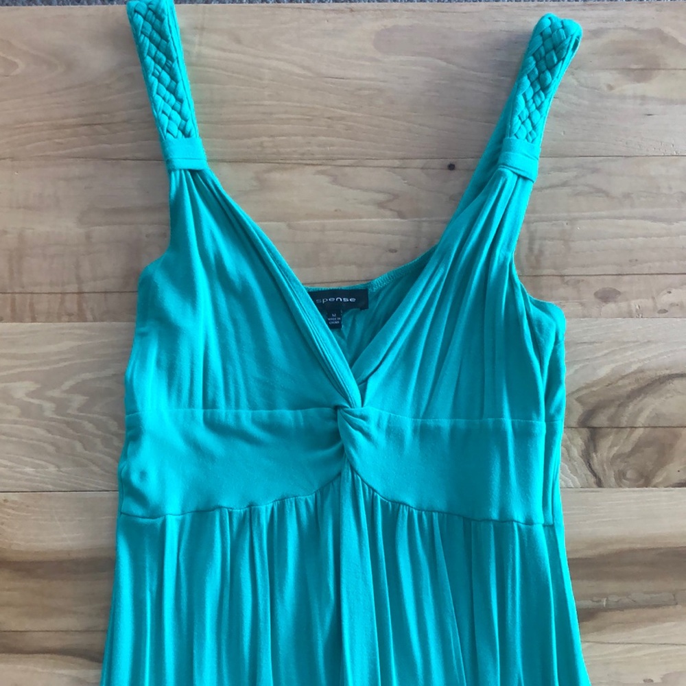 Teal maxi dress
